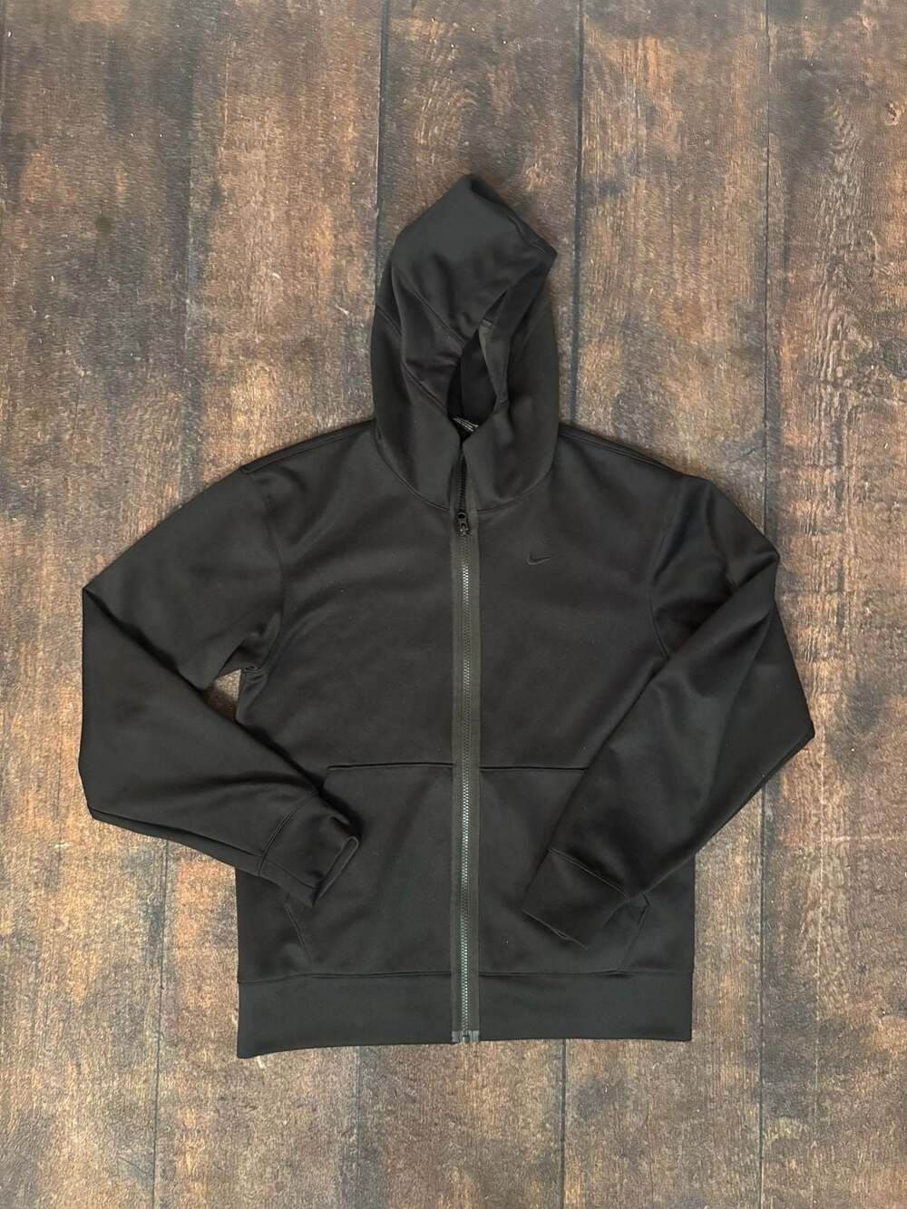 Nike Dri-Fit Spotlight Full-Zip Hoodie Size S Black